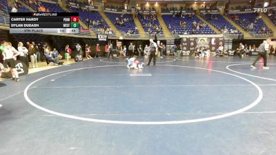 70 lbs 5th Place - Carter Hardy, Penn Cambria vs Dylan Dudash, West Middlesex