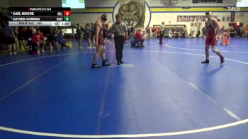 190 lbs 3rd Place Match - Caysen Curran, Mount Vernon vs Cael Moore, Williamsburg