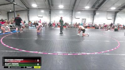 132 lbs Cons. Round 2 - Brayden Stinnett, Genesis Wrestling Club vs Scott Swann, Compound Wrestling