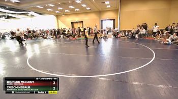 66 lbs 3rd Place Match - Taesom Neibaur, Bonneville Idaho Wrestling Club vs Max Huber, Delta Wrestling Club