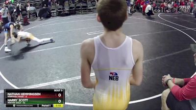 90 lbs Round 2 (6 Team) - Harry Scott, Indiana Gold vs Nathan Hemmingsen, Nebraska Maize