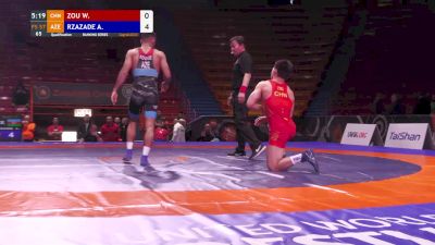 57kg - Aliabbas Rzazade, AZE vs Wanhao Zou, CHN