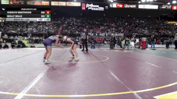 125 lbs Champ. Round 1 - Josslyn Westwood, Riverton vs Molly Mills, Siuslaw