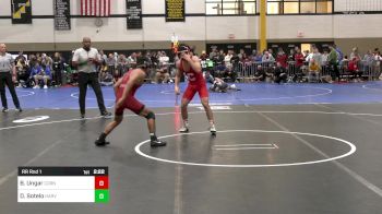 125A lbs Rr Rnd 1 - Brett Ungar, Cornell vs Diego Sotelo, Harvard