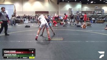 135 lbs Finals (8 Team) - Ethan Sonne, American Gladiators-Thunder vs Dawson Mack, Untouchables Purple