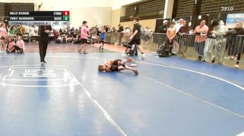 47 lbs Rr Rnd 2 - Milo Evans, CT Whale Orca - K3 vs Trey Sanders, Mat Assassins - K3