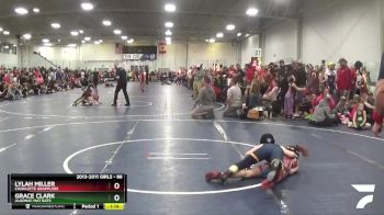 86 lbs Champ. Round 1 - Grace Clark, Algonac Mat Rats vs Lylah Miller, Charlotte Grapplers