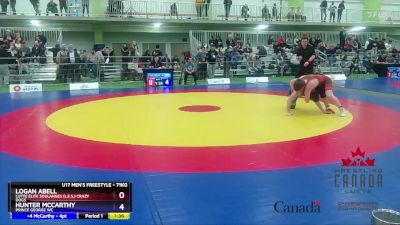 71kg Cons. Round 5 - Logan Abell, Lutte Élite Soulanges (L.E.S.) Crazy Dogs vs Hunter McCarthy, Prince George WC