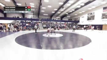 141 lbs 1st Place Match - Ryan Kozdra, Springfield College vs Isaac Quiles, Springfield College