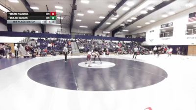 141 lbs 1st Place Match - Ryan Kozdra, Springfield College vs Isaac Quiles, Springfield College
