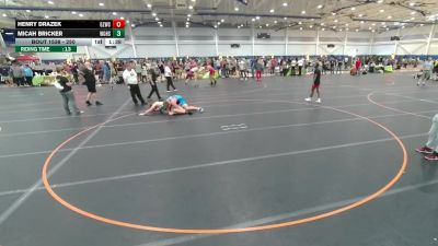 250 lbs Cons. Round 3 - Micah Bricker, Unattached vs Henry Drazek, Ground Zero Wrestling Club