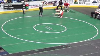 96 lbs Consi Of 32 #2 - Isaiah Rice, Ringgold vs Chase Secrist, Peters Township