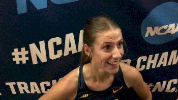 Michigan's Savannah Sutherland After Her SHOCKING NCAA 400m Hurdles Win!