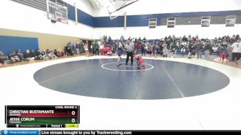 106 lbs Cons. Round 2 - Jesse Corum, Tonasket vs Christian Bustamante, Granger