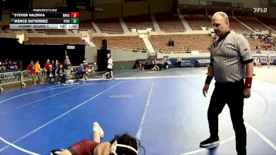 D1-106 lbs Champ. Round 1 - Steven Valdivia, Red Mountain High School vs Wence Gutierrez, Valley Vista High School