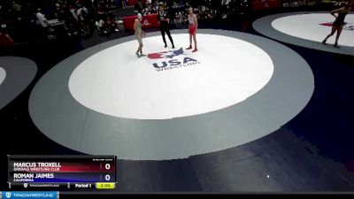 106 lbs Round 1 - Marcus Troxell, Oakdale Wrestling Club vs Roman Jaimes, California