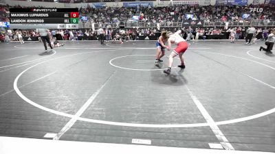 140 lbs Round Of 16 - Maximus Lupardus, All American Wrestling vs Landon Jennings, Hillsboro Wrestling Club