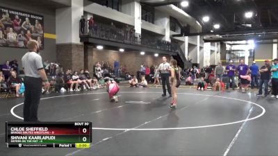 106 lbs Round 4 (16 Team) - Shivani Kaarlapudi, Sisters On The Mat vs Chloe Sheffield, Braided Brutes Wrestling