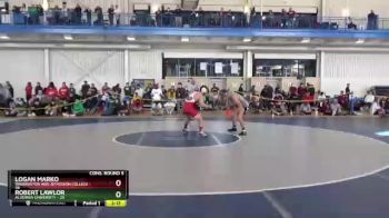 157 lbs Cons. Round 5 - Logan Marko, Washington And Jefferson College vs Robert Lawlor, Alvernia University