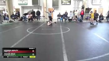 68 lbs Round 7 (8 Team) - Kooper Deputy, POWA vs Mason Sigle, PA Alliance Blue