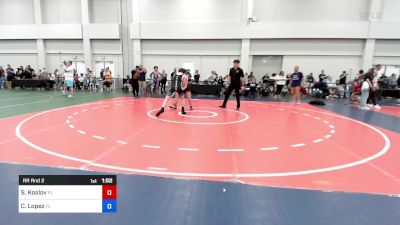 130 lbs Rr Rnd 2 - Spartan Koslov, Fl vs Christopher Lopez, Fl