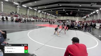 72 lbs 2nd Place - Jaxi Jean Downing, Valley Bad Boys vs Salice Briseno, Top Rank