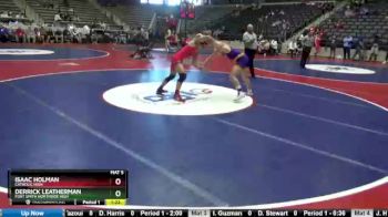 6 lbs Cons. Round 2 - Isaac Holman, Catholic High vs Derrick Leatherman, Fort Smith Northside High