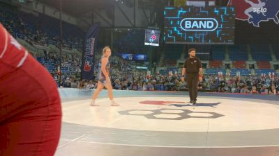 190 lbs Cons. Rd Of 32 - Brooklyn Davis, KS vs Faith Jones, GA