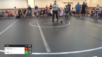 75 lbs Rr Rnd 2 - Barrett Sterner, K4 Graham Future Falcons vs Elijah Gill, K4 Tri State Hammers