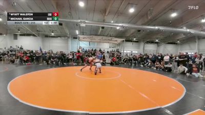 215 lbs Semifinal - Wyatt Walston, Erie vs Michael Garcia, Roosevelt