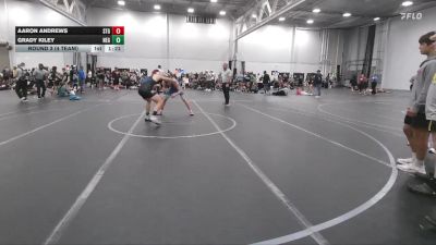 165 lbs Round 3 (4 Team) - Grady Kiley, New England Gold vs Aaron Andrews, Steller Trained Greedo