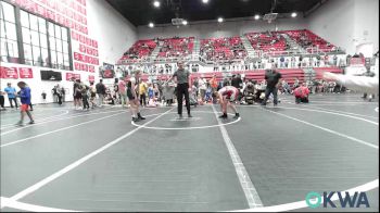 92-96 lbs Rr Rnd 3 - Riley Williamson, Redskins Wrestling Club vs Taytum Welchel, Harrah Little League Wrestling