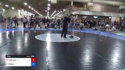 65 kg Rnd Of 64 - Aaron Callirgos, Arizona vs Carson Weber, Izzy Style Wrestling