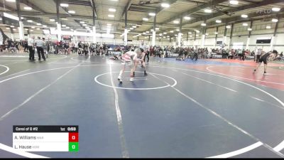 113 lbs Consi Of 8 #2 - Asher Williams, War Wc vs Logan Hause, Horizon