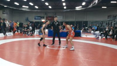57kg Semifinal - Gurleen Dhillon, Canadian Mal Wrestling vs Teodora Popescu, Saskatoon Junior Huskies