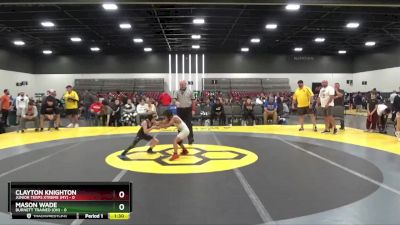 55 lbs Quarterfinals (8 Team) - Clayton Knighton, Junior Terps Xtreme (MY) vs Mason Wade, Burnett Trained (OH)