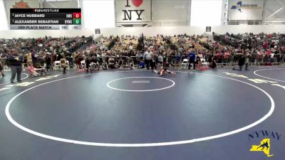 75 lbs 3rd Place Match - Jayce Hubbard, Gowanda Wrestling Club vs Alexander Sebastian, Brockport Youth Wrestling Club