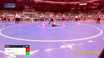 49 lbs Round Of 32 - Baron Todd, Texas Elite vs Gauge Littlefield, Coweta Tiger Wrestling