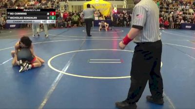 128 lbs Champ. Round 1 - Nicholas Gonzales, Upgraded Industries vs Bo Cummins, Jv Warriors