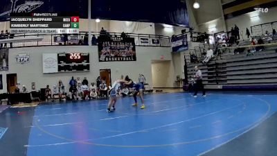 125 lbs 2nd Wrestleback (8 Team) - Jacquelyn Sheppard, McEachern vs Kimberly Martinez, Campbell