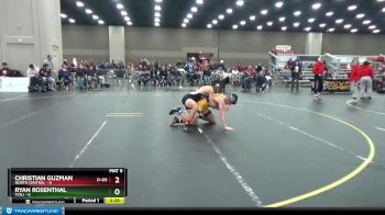 125 lbs Placement Matches (16 Team) - Ryan Rosenthal, TCNJ vs Christian Guzman, North Central
