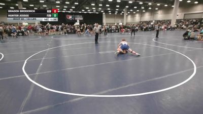 144 lbs Champ. Rd Of 32 - Braden Broderick, Machine Shed Wrestling vs Hunter Jessee, Paul J Hagerty High School Wrestling