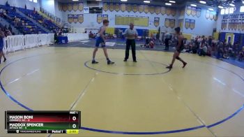 120 lbs Round 2 (8 Team) - Maddox Spencer, Attack WC vs Mason Boni, Cowboys WC