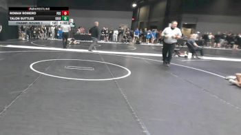 133 lbs Champ. Round 1 - Talon Suttles, Colby Community College vs Roman Romero, Pratt Community College