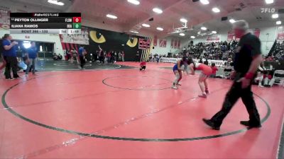 130 lbs Champ. Round 2 - Iliana Ramos, Beaumont vs Peyton Ollinger, Folsom