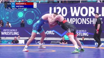 125 kg 1/8 Final - Alikhan Kussainov, Kazakhstan vs Benjamin Allen KUETER, United States