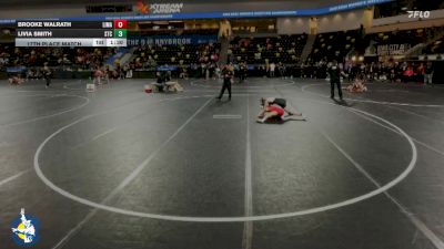 100 lbs 17th Place Match - Livia Smith, South Tama vs Brooke Walrath, Linn-Mar