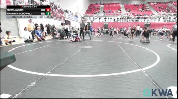 67 lbs Rr Rnd 3 - Royal Austin, Redskins Wrestling Club vs Kadence McDowell, Noble Takedown Club