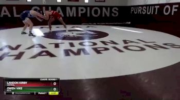 174 lbs Champ. Round 1 - Landon Kirby, Central vs Owen Vike, RCTC