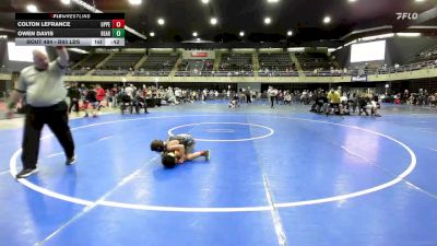 5th Place - Colton LeFrance, Upper Township vs Owen Davis, Bear